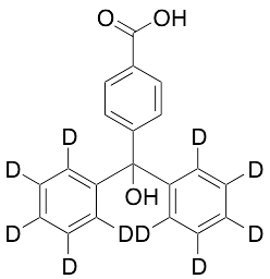 4-(Diphenylhydroxymethyl)benzoic Acid-d10