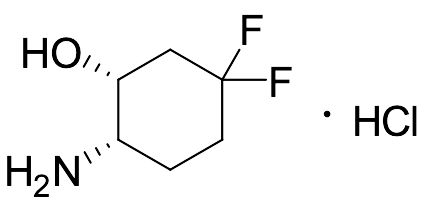 Rel-(1R,2S) 2-Amino-5,5-difluoro-Cyclohexanol Hydrochloride