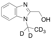 1-Ethyl-2-hydroxymethylbenzimidazole-d5