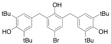 2,6-Bis[[3,5-bis(1,1-dimethylethyl)-4-hydroxyphenyl]methyl]-4-bromophenol