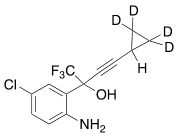 2-Amino-5-chloro-a-(cyclopropylethynyl)-a-(trifluoromethyl)benzenemethanol-d4