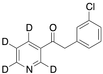2-(3-Chlorophenyl)-1-(3-pyridinyl-d4)-1-ethanone