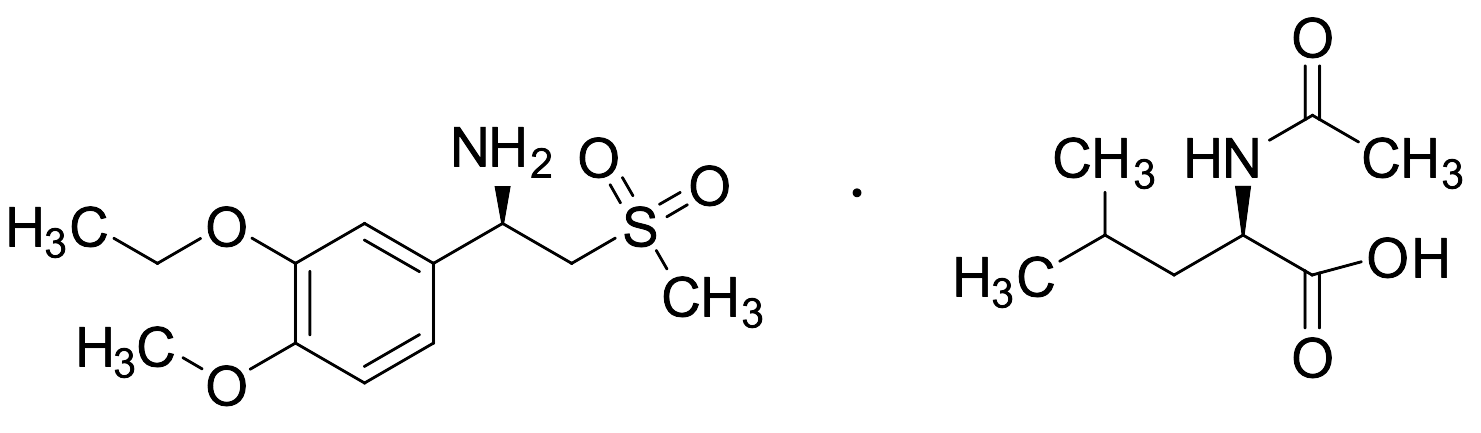 (R)-1-(3-Ethoxy-4-methoxyphenyl)-2-(methylsulfonyl)ethylamine N-Acetyl-D-leucine Salt
