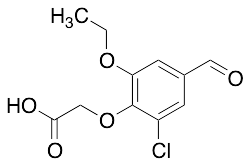 (2-Chloro-6-ethoxy-4-formylphenoxy)acetic Acid