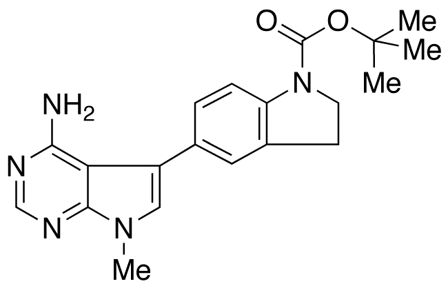 5-(1-tert-Butyloxycarbonyl-2,3-dihydro-1H-indol-5-yl)-7-methyl-7H-pyrrolo[2,3-d]pyrimidin-4-amine