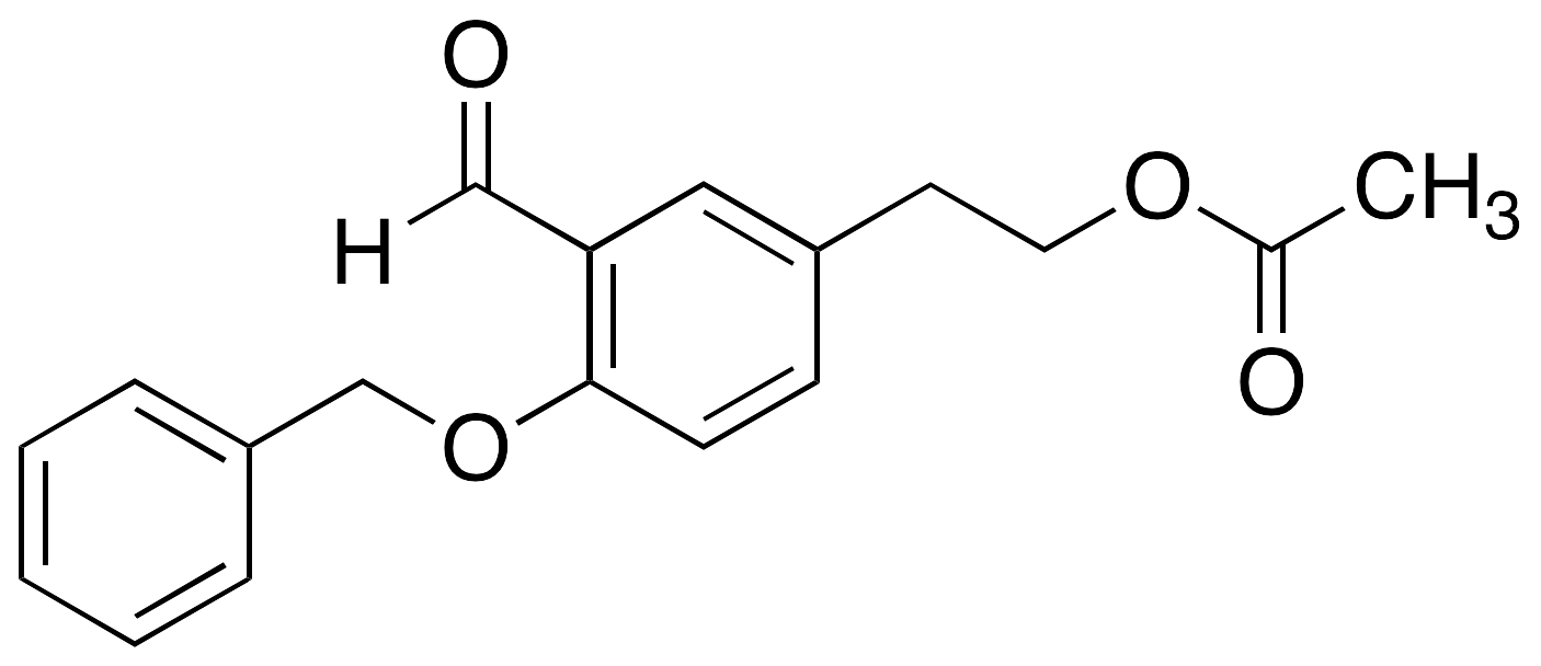 4-O-Benzyl Tyrosol Alpha-Acetate 3-Aldehyde