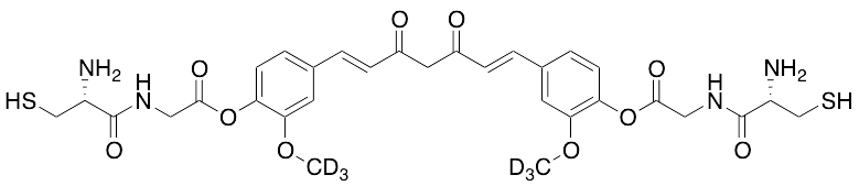 Di-O-cysteinyl-glycinoyl Curcumin-d6
