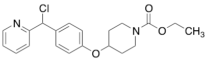 Ethyl 4-(4-(Chloro(pyridin-2-yl)methyl)phenoxy)piperidine-1-carboxylate