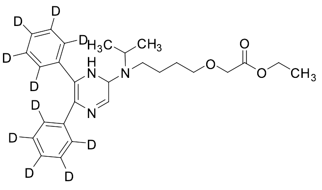 Ethyl 2-(4-((5,6-Bis(phenyl-d5)-1,2-dihydropyrazin-2-yl)(isopropyl)amino)butoxy)acetate