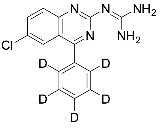 N-(6-Chloro-4-phenylquinazolin-2-yl)guanidine-d5
