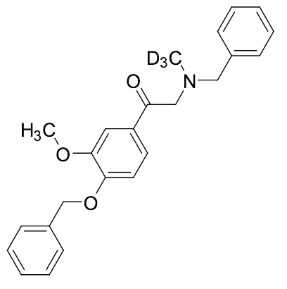 1-[4-Benzyloxy-3-methoxyphenyl]-2-[methyl(phenylmethyl)amino]ethanone-D3