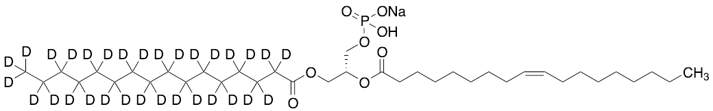 1-Palmitoyl-2-oleoyl-sn-glycero-3-phosphate-d31 Sodium Salt