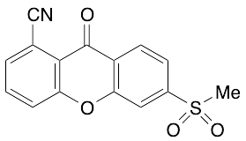 1-Cyano-6-(methylsulfonyl)-9H-xanthen-9-one
