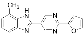 2-[2-(2-Furanyl)-5-pyrimidinyl]-7-methyl-1H-benzimidazole