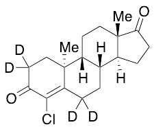 (9beta,10alpha)-4-Chloro-Androst-4-ene-3,17-dione-d4