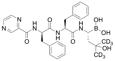 N-(2-Pyrazinylcarbonyl)-L-phenylalanyl-N-[(1R)-1-borono-3-hydroxy-3-methylbutyl]-L-phenylalaninamide-d6