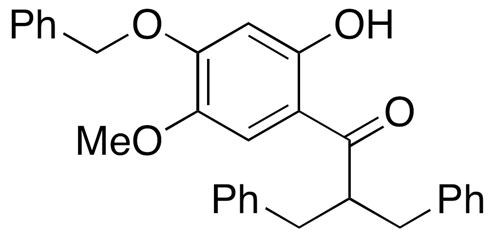 4-Methoxy-5-benzoyloxy-2-bis-benzylethanonephenol