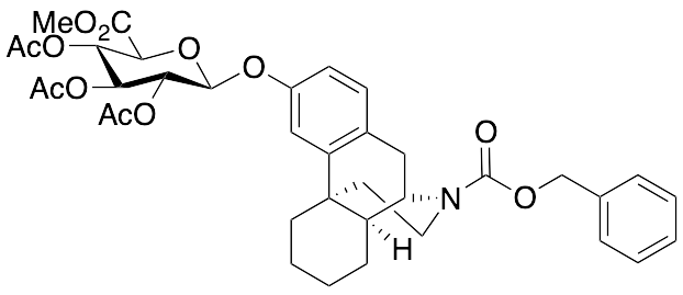 N-Benzyloxycarbonyl N-Desmethyl Dextrorphan 2,3,4-Tri-O-acetyl-Beta-D-O-glucuronic Acid Methyl Ester