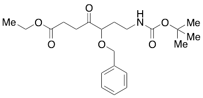 Ethyl 5-Benzyloxy-7-(N-Boc)amino-4-oxo-heptanoate