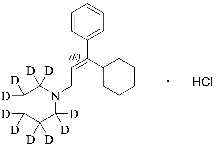 Deshydroxy Trihexyphenidyl-d10 Hydrochloride Salt