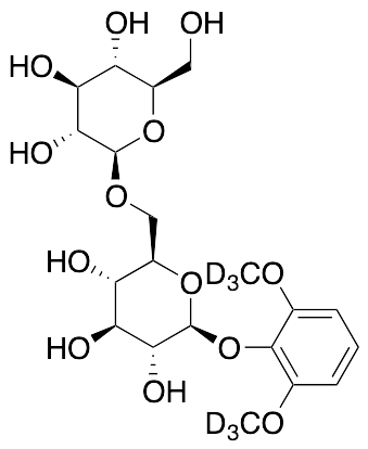 β-D-Glucopyranoside, 2,6-dimethoxyphenyl-6-O- β-D-glucopyranosyl-D6