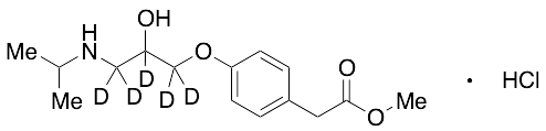 Metoprolol Acid Methyl Ester-d5 Hydrochloride