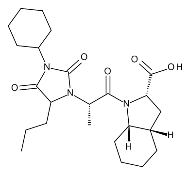 (2S,3aS,7aS)-1-[(2S)-2-(3-Cyclohexyl-2,4-dioxo-5-propyl-1-imidazolidinyl)-1-oxopropyl]octahydro-1H-Indole-2-carboxylic Acid