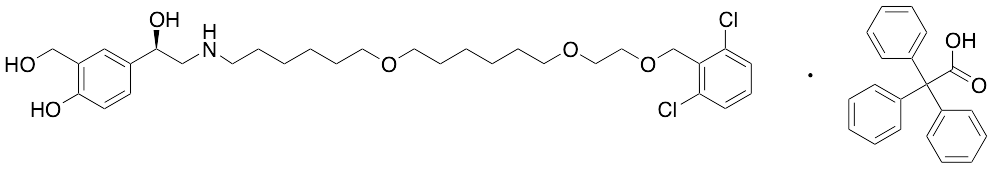 (R)-1-(2,6-Dichlorophenyl)-21-(4-hydroxy-3-(hydroxymethyl)phenyl)-2,5,12-trioxa-19-azahenicosan-21-ol 2,2,2-Triphenylacetate