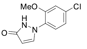 1-​(4-Chloro-​2-​methoxyphenyl)​-​1,​2-​dihydro-3H-​pyrazol-​3-​one