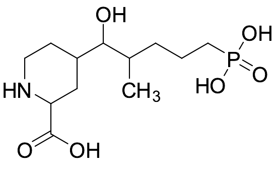 4-(1-Hydroxy-2-methyl-5-phosphonopentyl)piperidine-2-carboxylic Acid