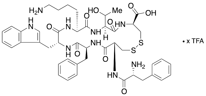 [Des-Thr-ol8]-[D-Cys7]-Octreotide TFA Salt