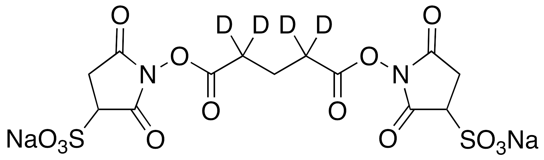Glutaric Acid-d4 Bis(3-Sulfo-N-hydroxysuccinimide Ester) Disodium Salt