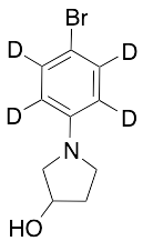 1-(4-Bromophenyl-d4)-3-pyrrolidinol