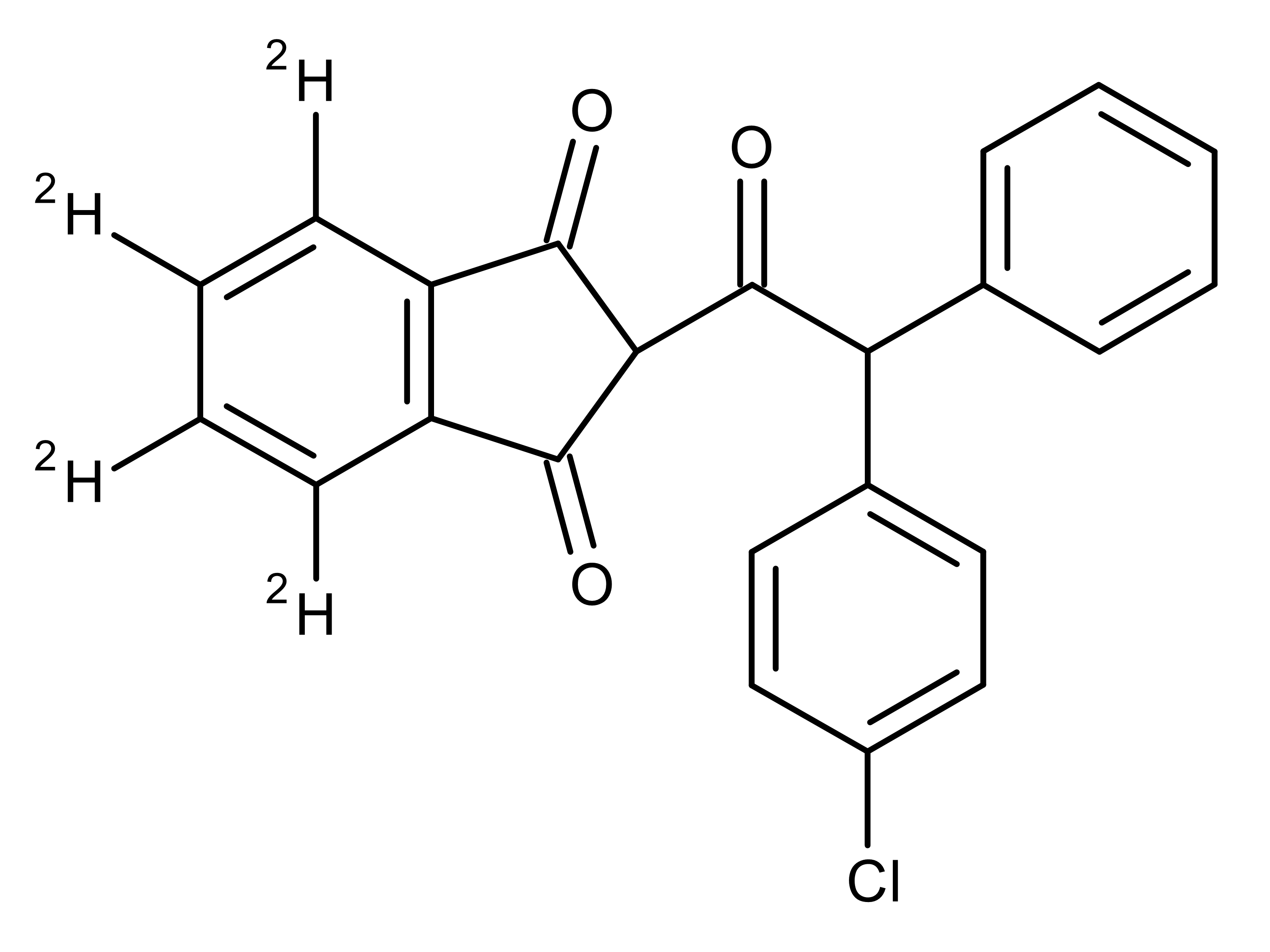 (±)-Chlorophacinone-d4 (indanedione-d4)