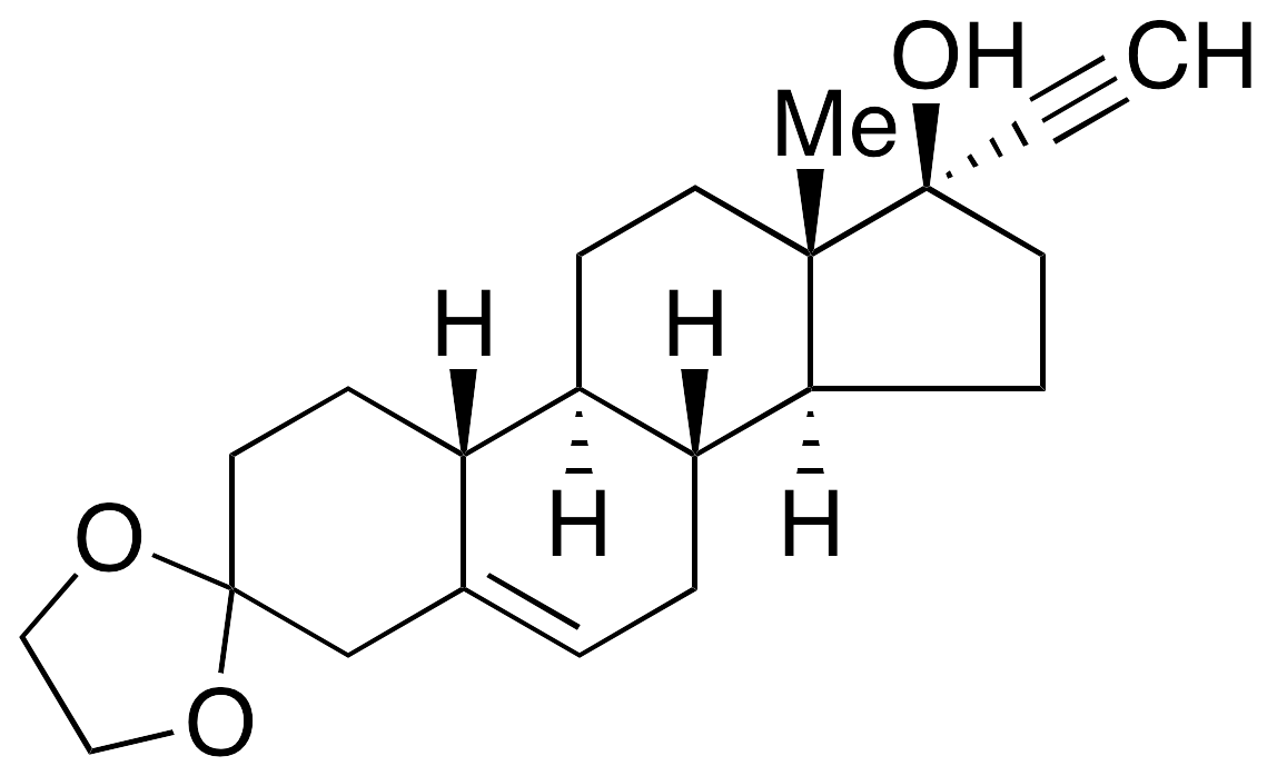 (17Alpha)-17-Hydroxy-19-norpregn-5-en-20-yn-3-one Cyclic 1,2-Ethanediyl Acetal