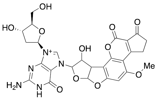 9-Dihydro-8-(N7-guanyl)-9-hydroxyaflatoxin B1