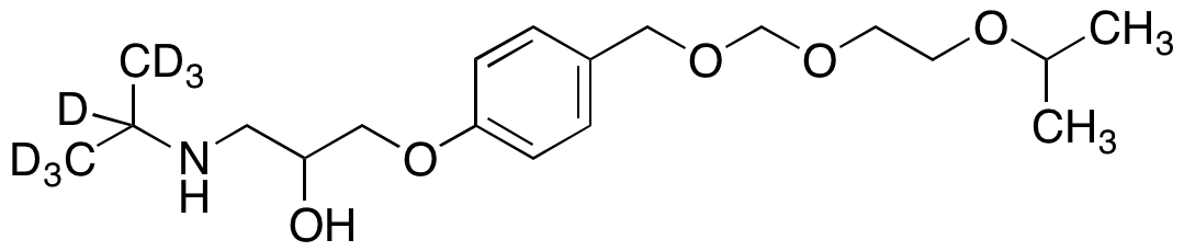 rac Des(isopropoxyethyl)-2-isopropoxyethoxymethyl Bisoprolol-d7