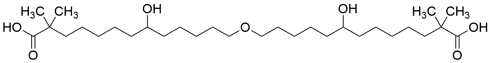 13,13'-Oxybis(8-hydroxy-2,2-dimethyltridecanoic Acid)