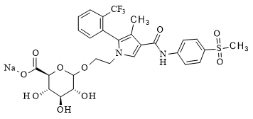 Esaxerenone-o-glucuronide Sodium 