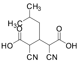 2,4-Dicyano-3-isobutylpentanedioic acid