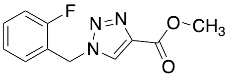 1-​[(2-​Fluorophenyl)​methyl]​-​1H-1,2,3-triazole-4-carboxylic Acid Methyl Ester
