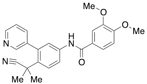 N-[4-(1-Cyano-1-methylethyl)-3-(3-pyridinyl)phenyl]-3,4-dimethoxybenzamide