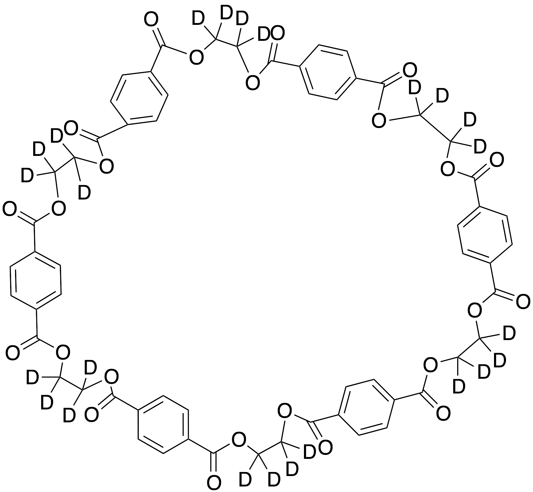 Ethylene Terephthalate Cyclic Hexamer-d24