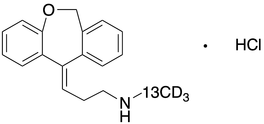N-Desmethyl Doxepin-13C, d3 Hydrochloride