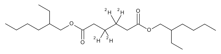 Adipic acid, bis-2-ethylhexyl ester D4 - CAS No. Adipic acid, bis-2-ethylhexyl ester D4