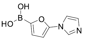 B-​[5-​(1H-Imidazol-​1-​yl)​-​2-​furanyl]​-boronic Acid