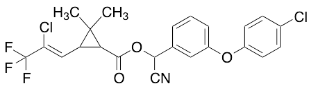 (Z)-(3-(4-Chlorophenoxy)phenyl)(cyano)methyl 3-(2-Chloro-3,3,3-trifluoroprop-1-en-1-yl)-2,2-dimethylcyclopropanecarboxylate