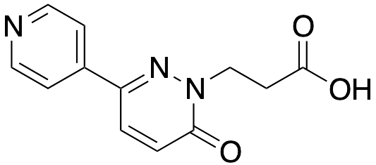 3-(6-Oxo-3-pyridin-4-ylpyridazin-1(6h)-yl)propanoic Acid