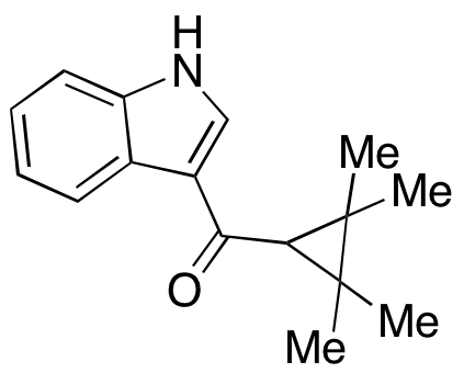 (1H-Indol-3-yl)(2,2,3,3-tetramethylcyclopropyl)methanone [A crystalline solid]