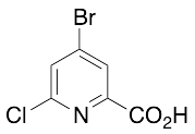 4-Bromo-6-chloro-2-pyridinecarboxylic Acid